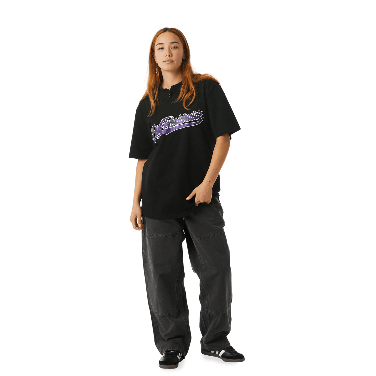 Huf Harlan Baseball Henley Black