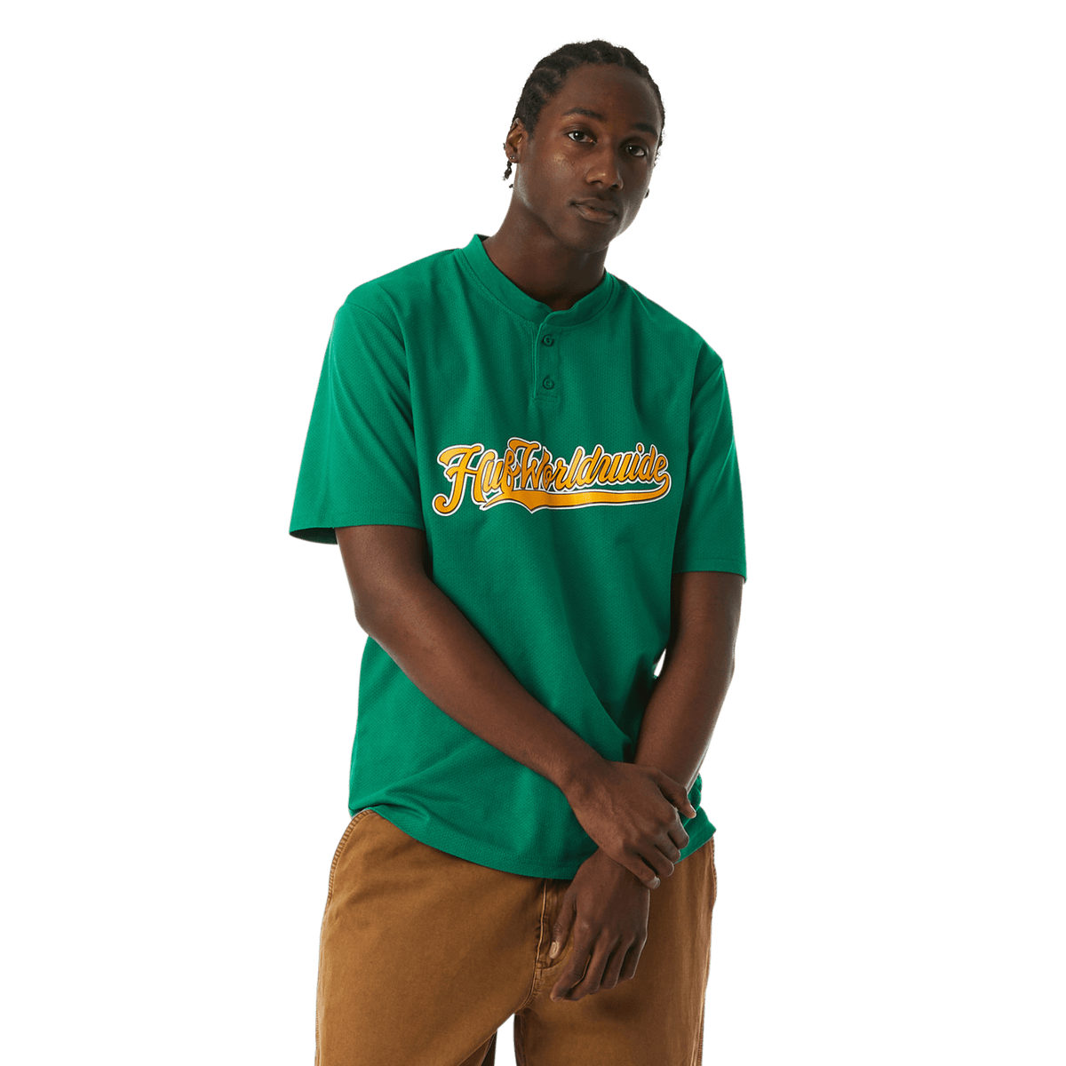 Huf Harlan Baseball Henley Clover