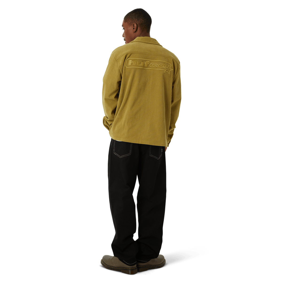 Huf Co Corduroy Overshirt Cactus