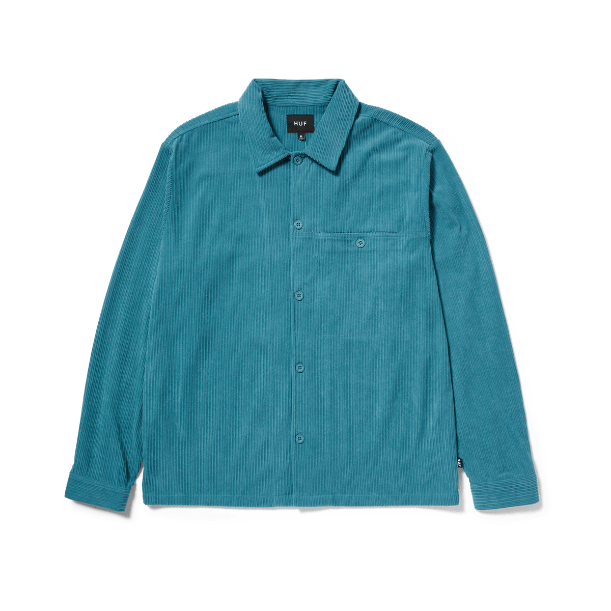 Huf Co Corduroy Overshirt Dark Teal
