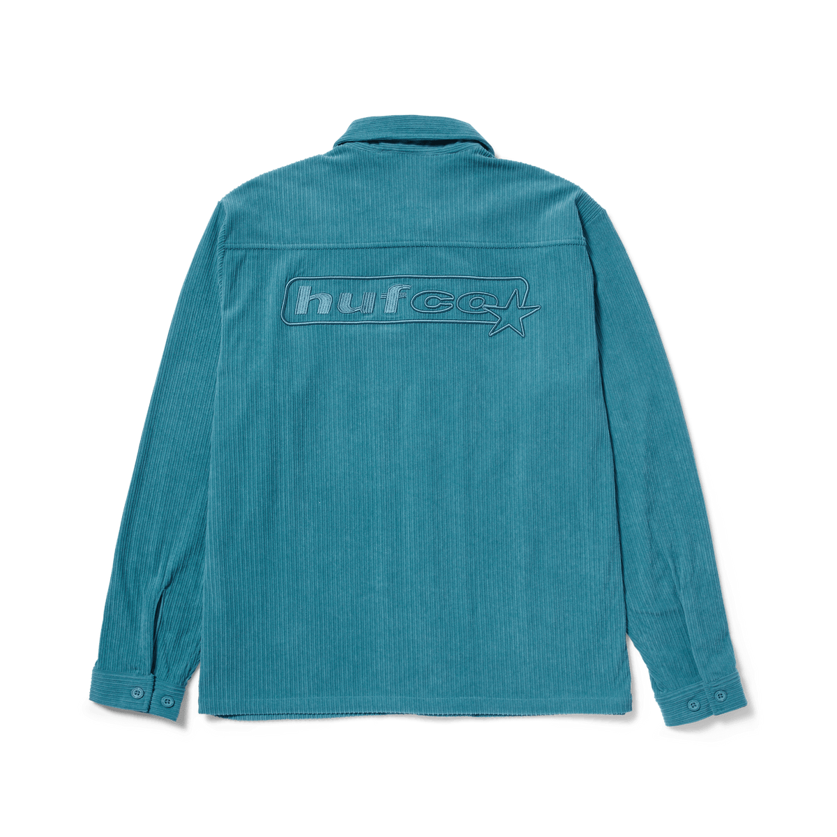Huf Co Corduroy Overshirt Dark Teal