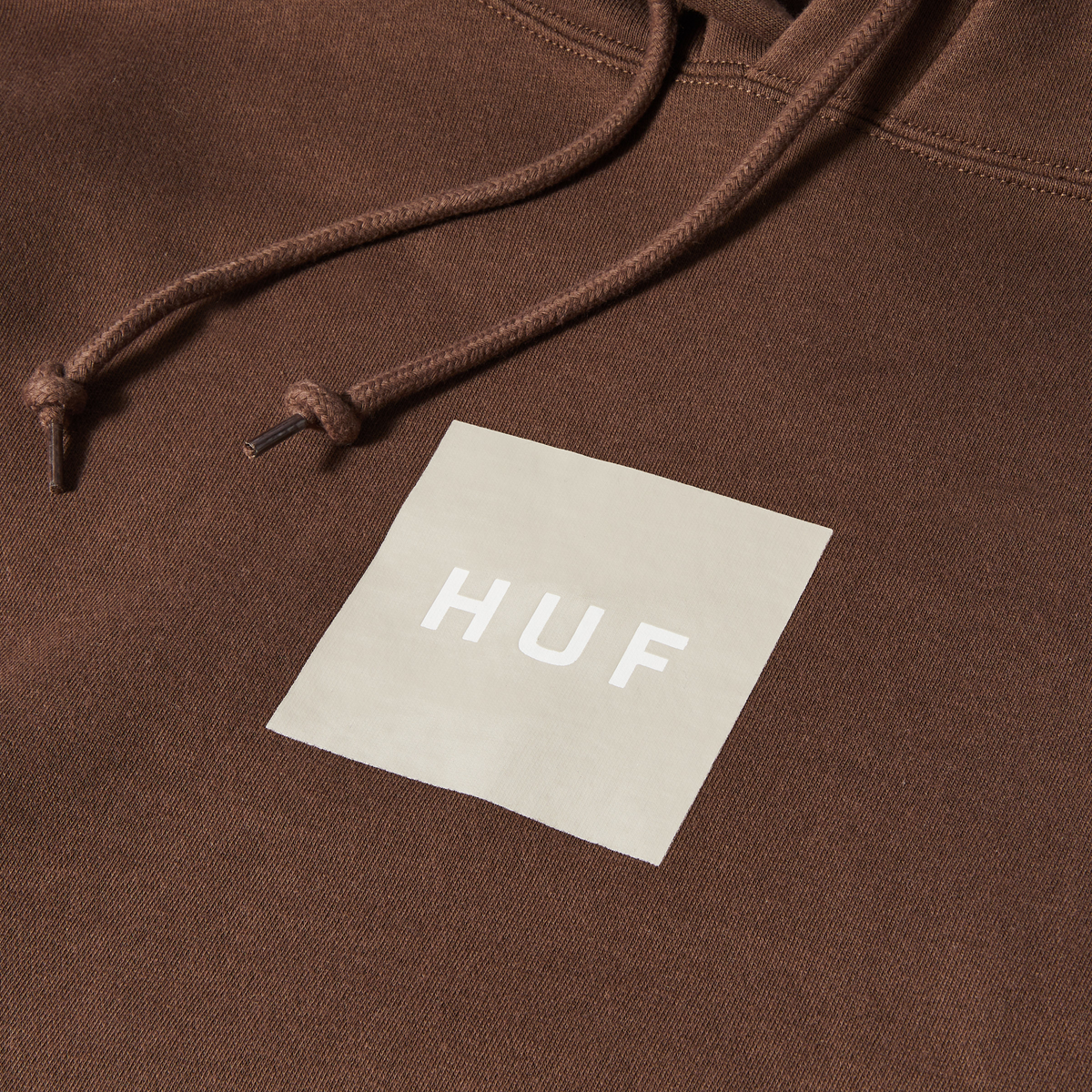 HUF SET Box Pullover Hoodie Coffee