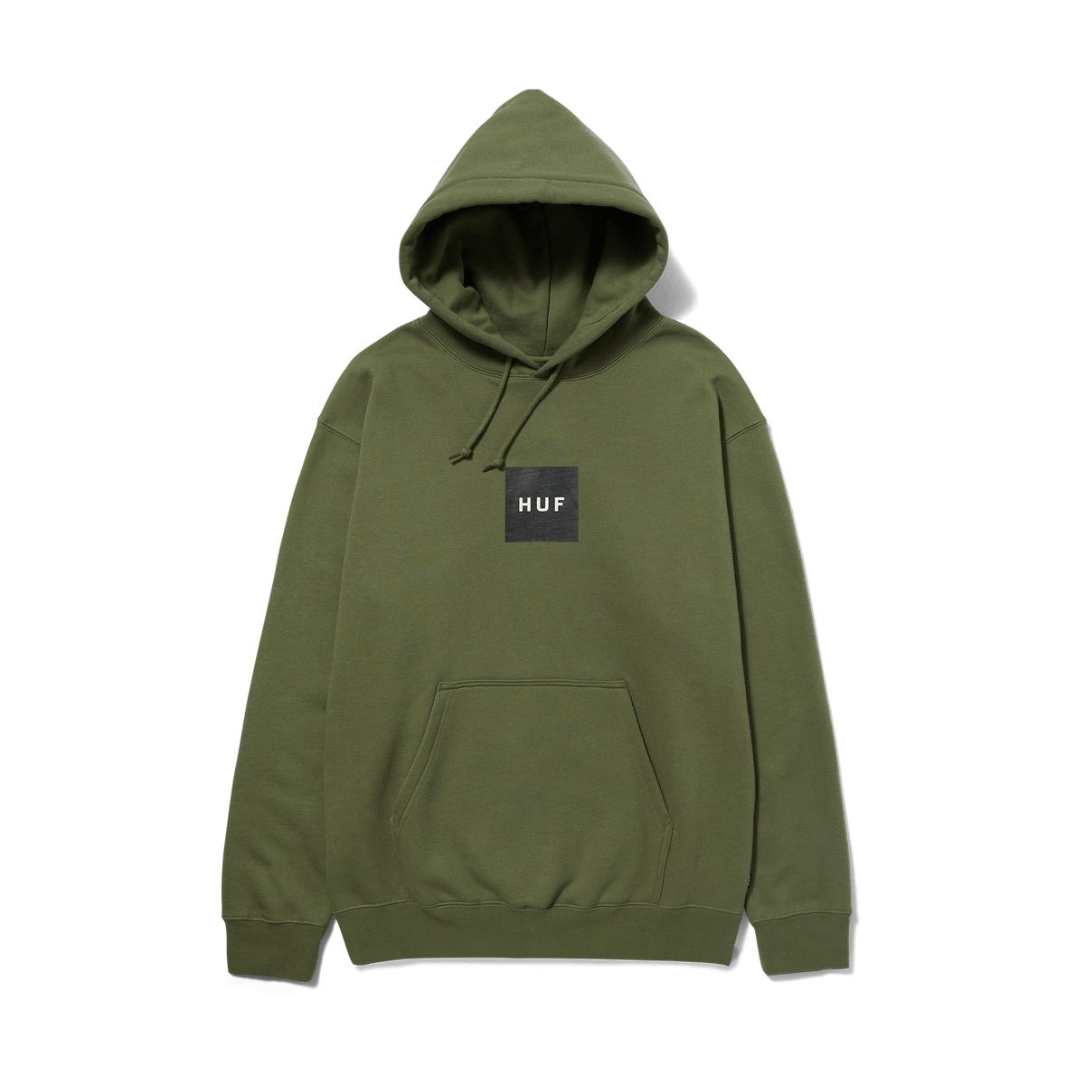 HUF SET Box Pullover Hoodie Olive