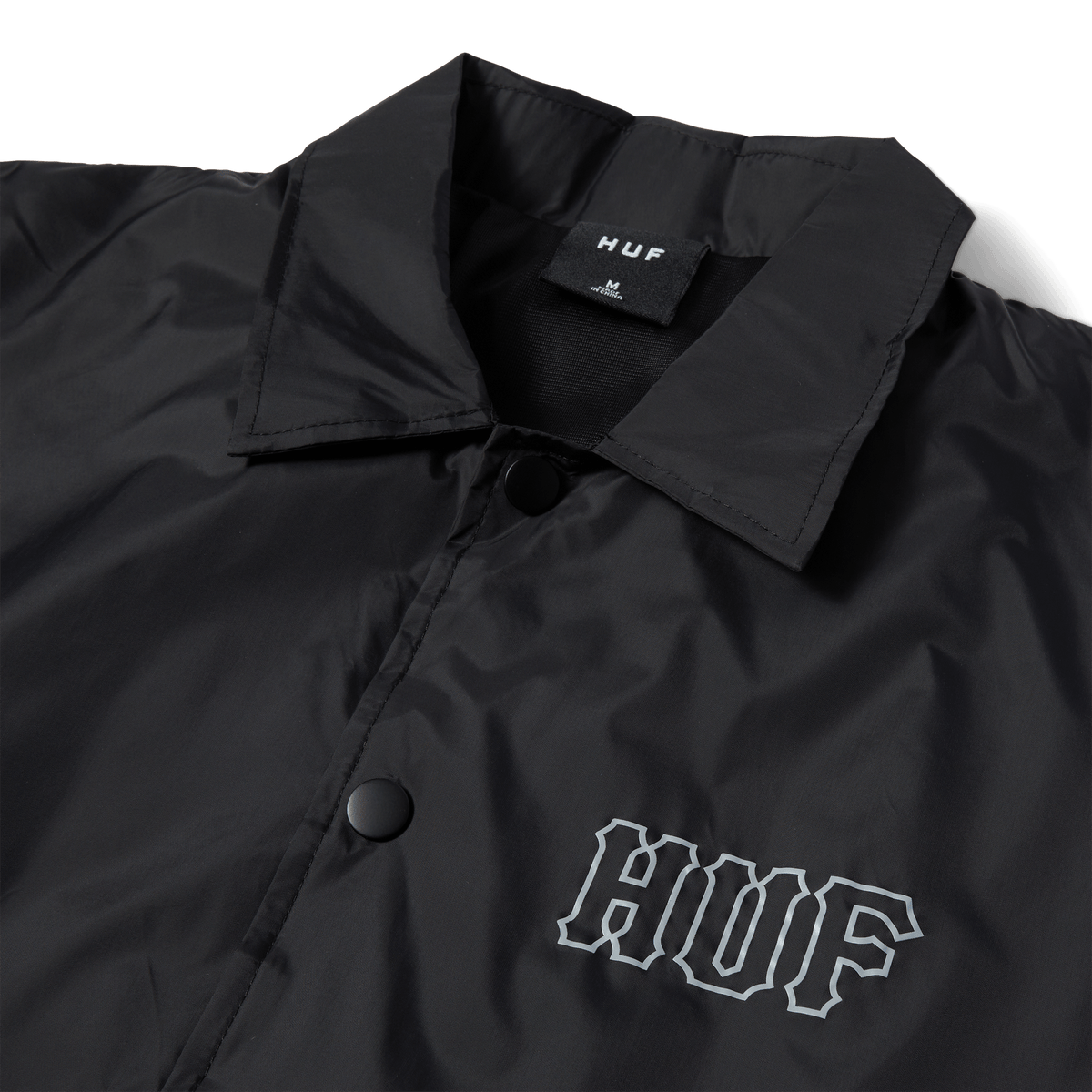 HUF SET H Coaches Jacket Black