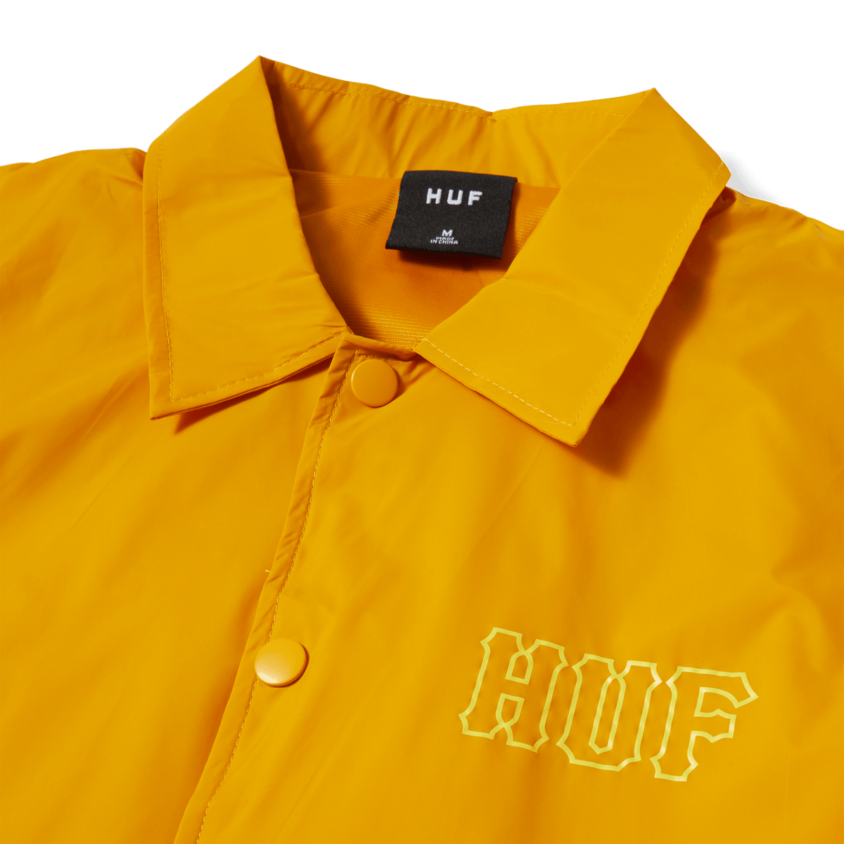 HUF SET H Coaches Jacket Gold