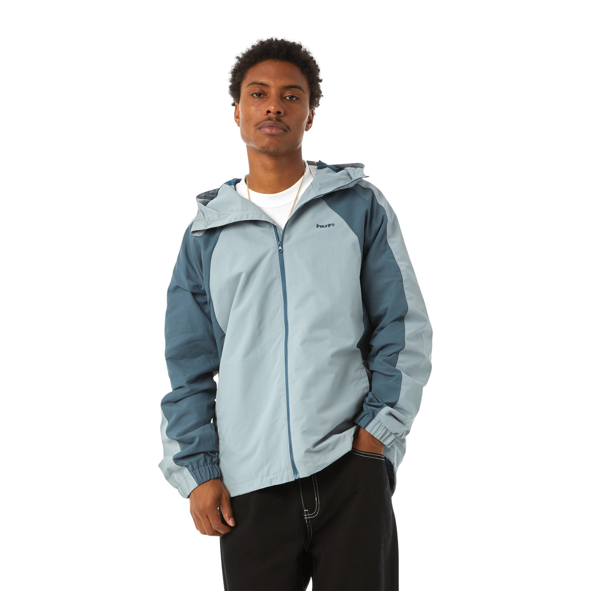 HUF SET Shell Jacket Blue Fog