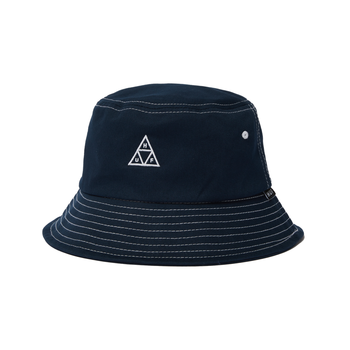 HUF SET Triple Triangle Bucket Hat Navy/White
