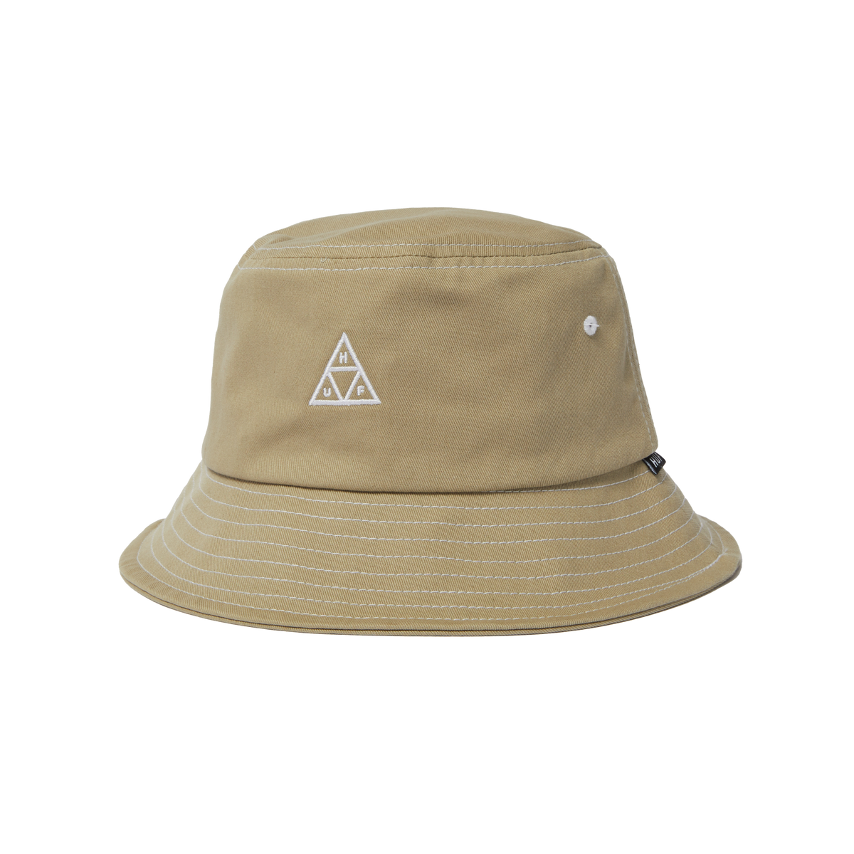 HUF SET Triple Triangle Bucket Hat Oatmeal/White