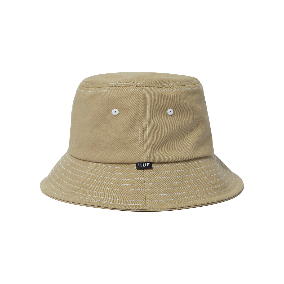 HUF SET Triple Triangle Bucket Hat Oatmeal/White
