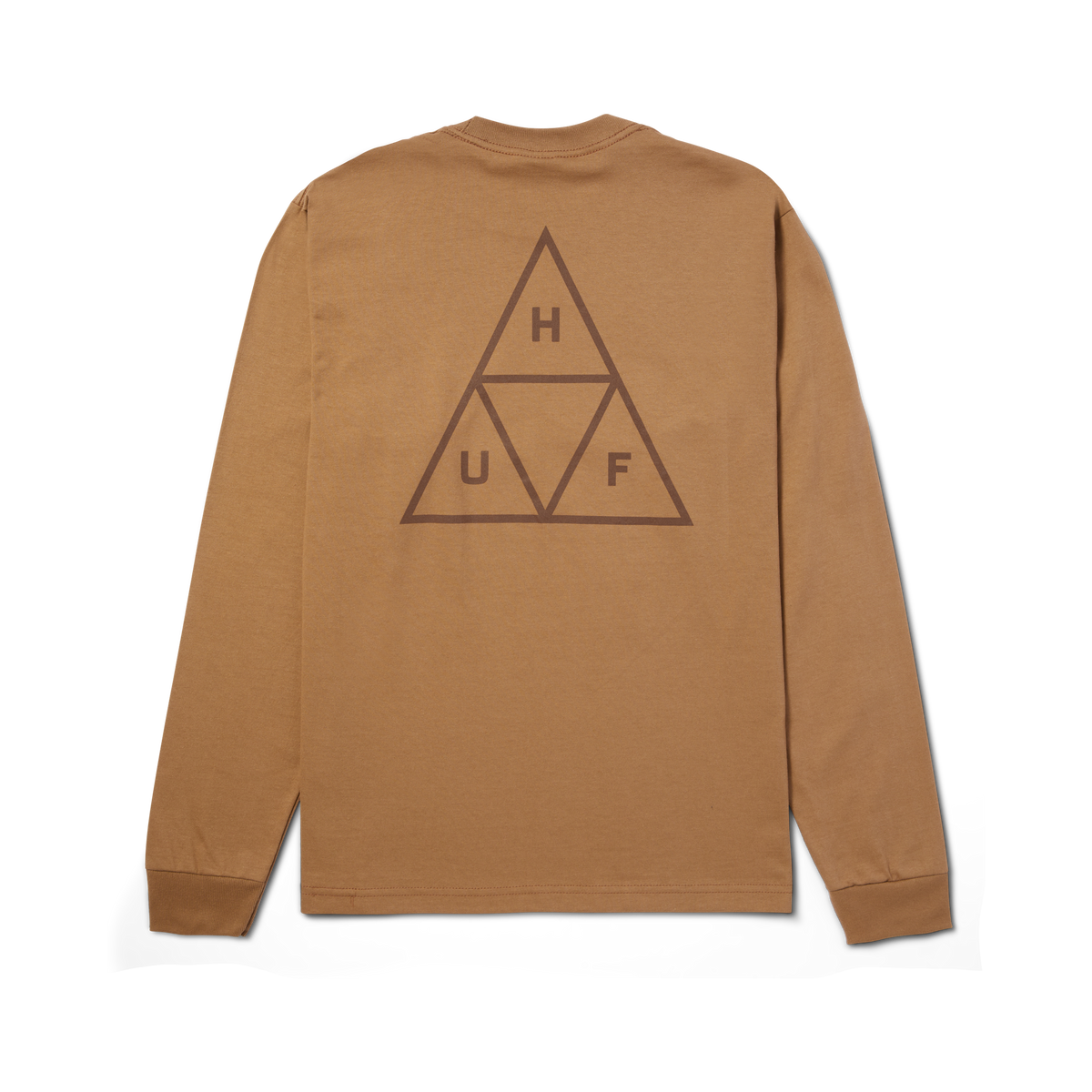 HUF SET Triple Triangle Long Sleeve T-Shirt Camel