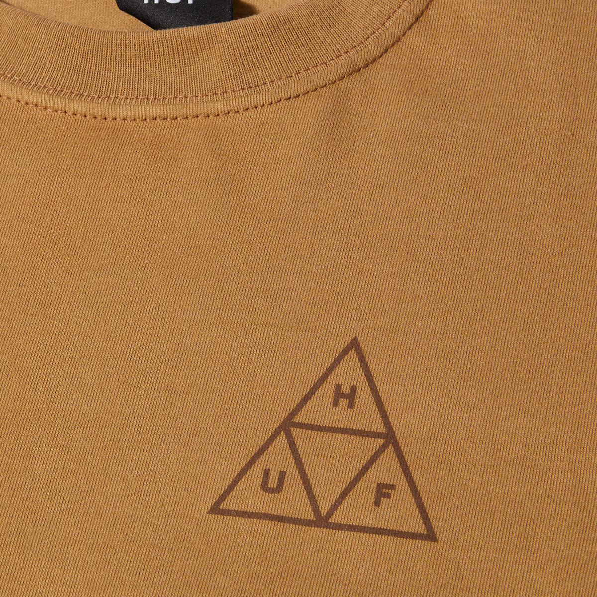 HUF SET Triple Triangle Long Sleeve T-Shirt Camel