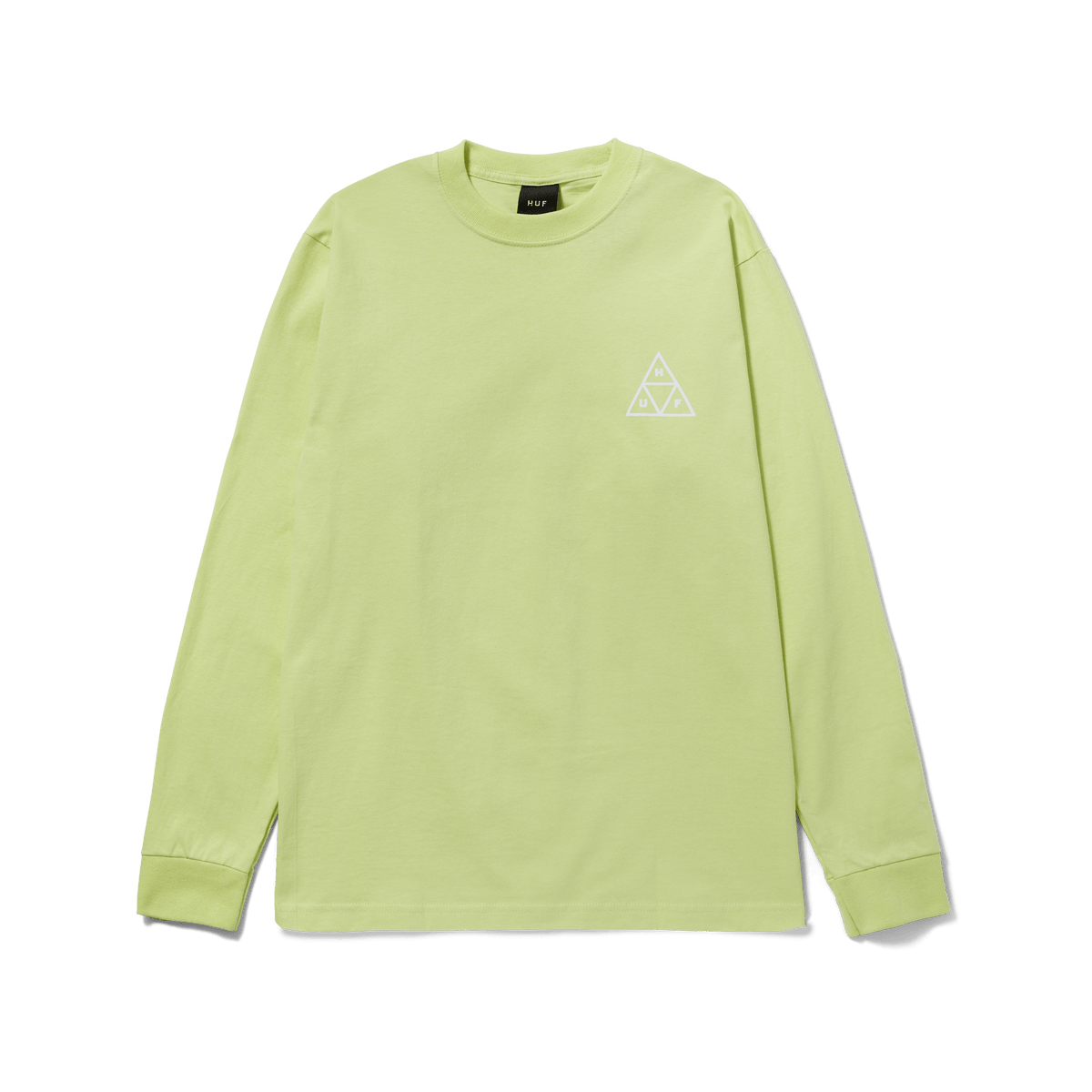 HUF SET Triple Triangle Long Sleeve T-Shirt Lime