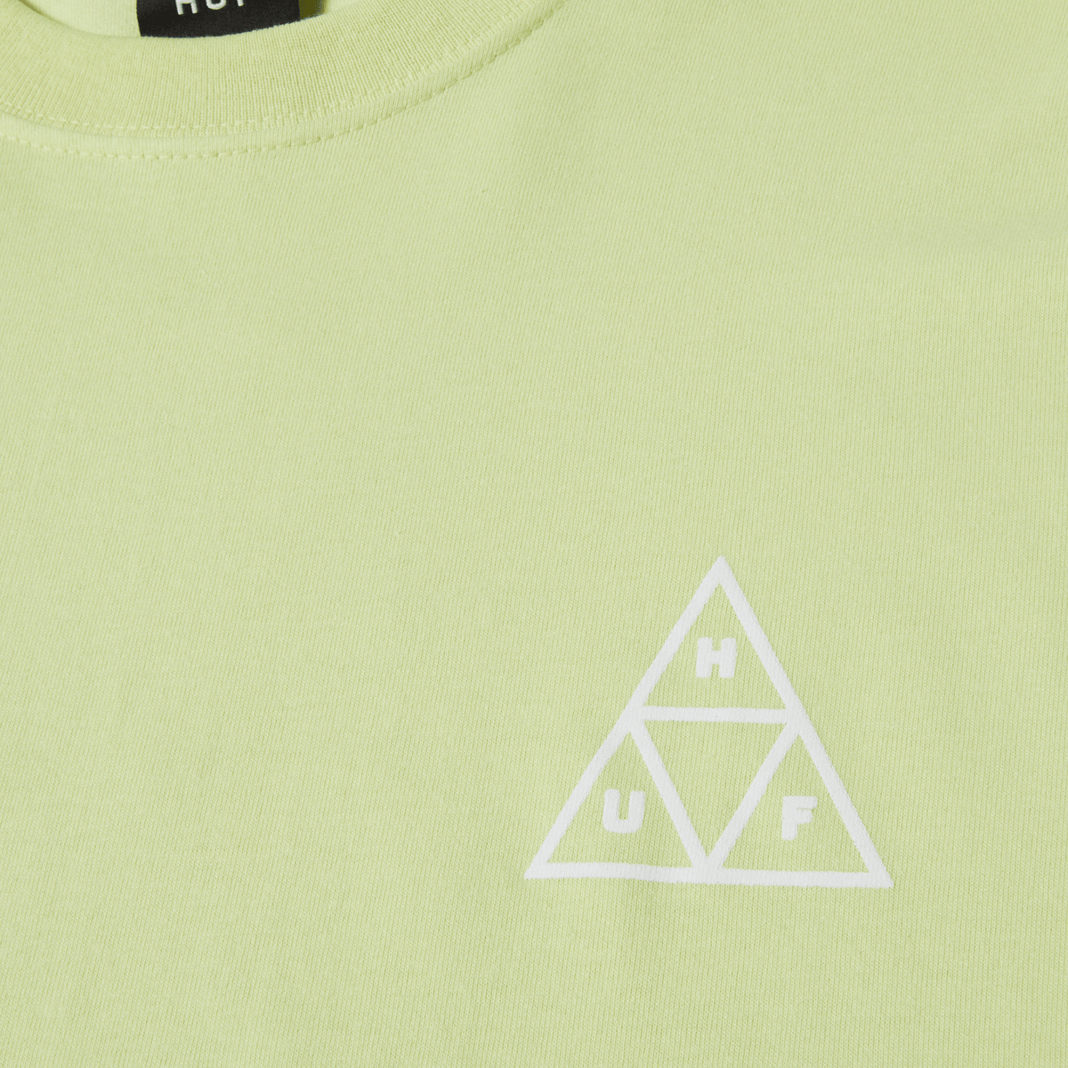 HUF SET Triple Triangle Long Sleeve T-Shirt Lime