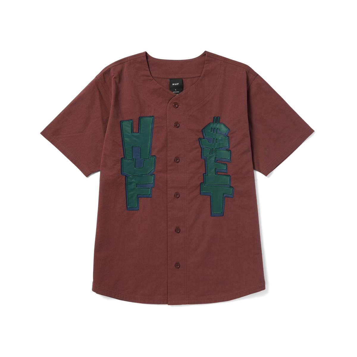 Huf Team Baseball Jersey Eggplant