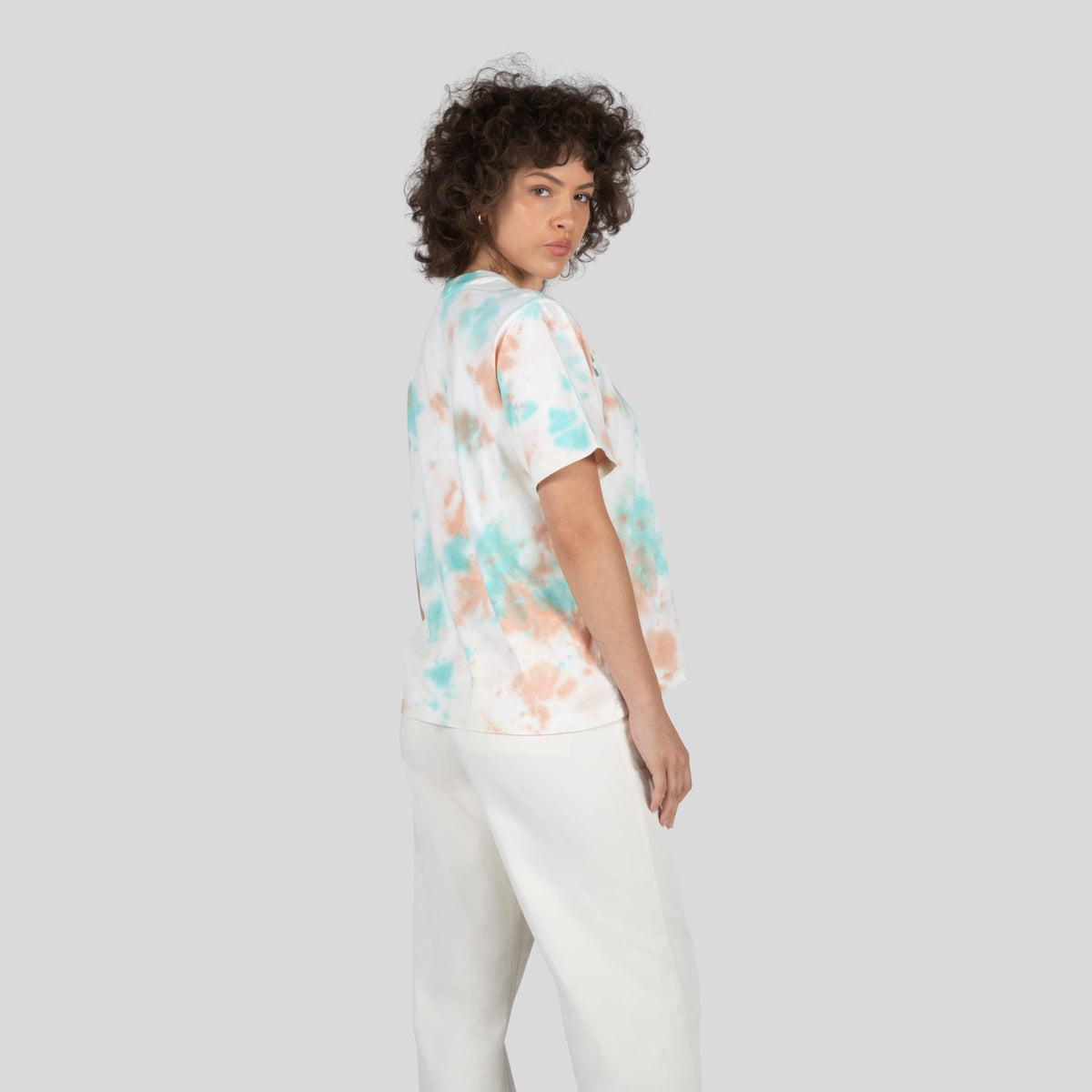 HUF Huf Worldwide TieDye Relax T-Shirt Natural