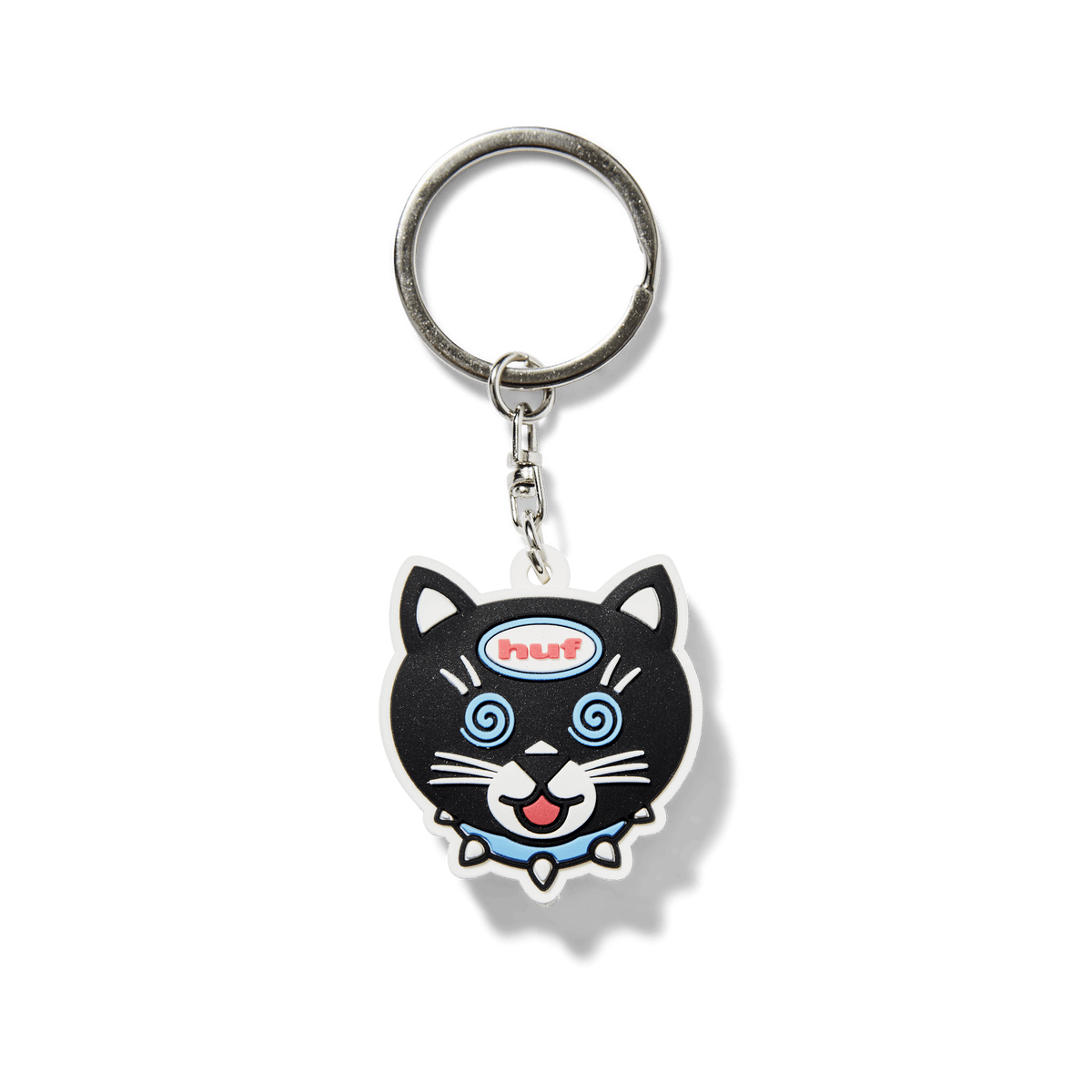 Huf Hypno Cat Led Keychain Black