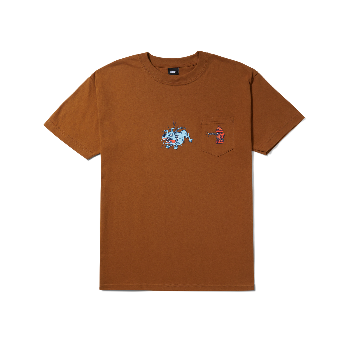 HUF Junkyard Dog Pocket T-Shirt Rubber