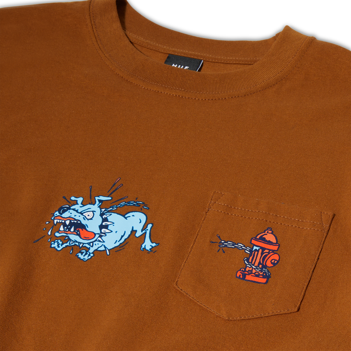 HUF Junkyard Dog Pocket T-Shirt Rubber