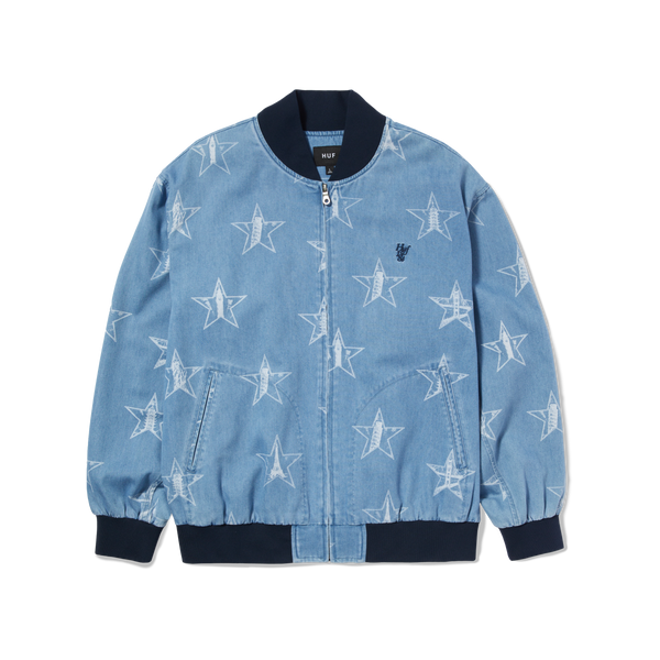 Huf denim jacket top