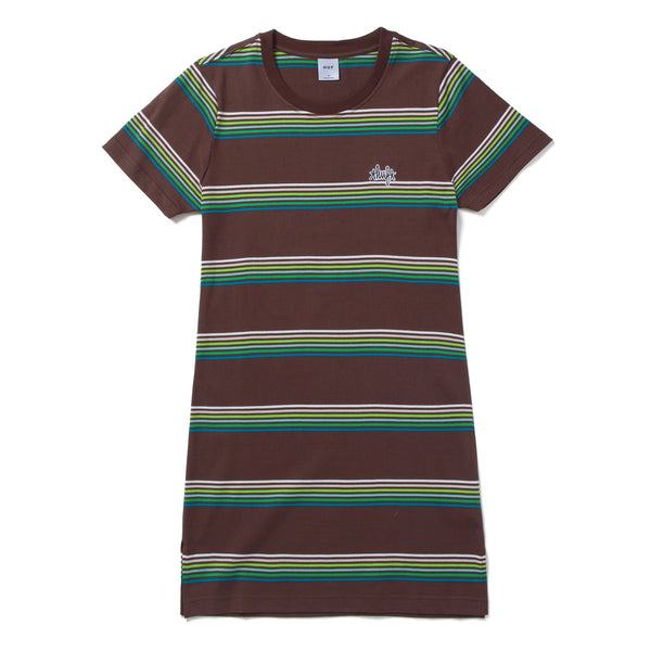 HUF Landmark Knit Dress Brown