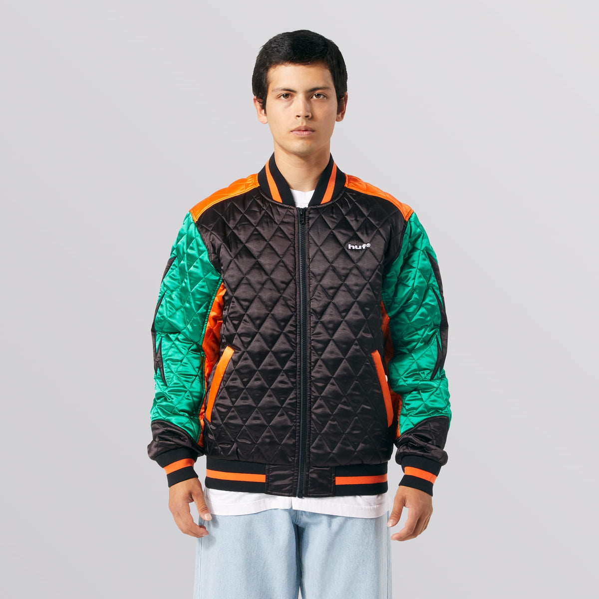 Huf Lightining Bomber Jacket Black