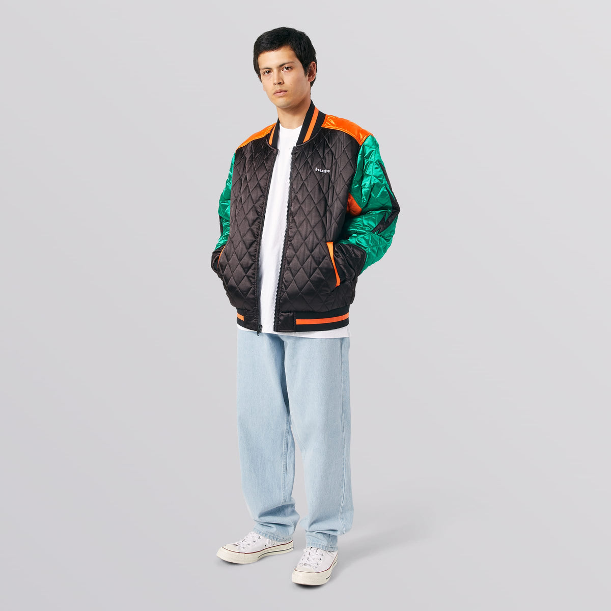 Huf Lightining Bomber Jacket Black