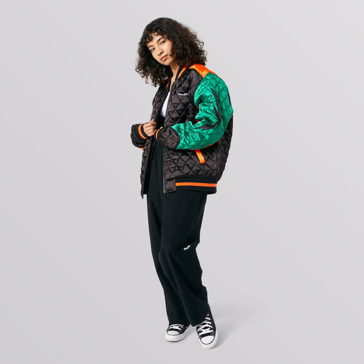 Huf Lightining Bomber Jacket Black