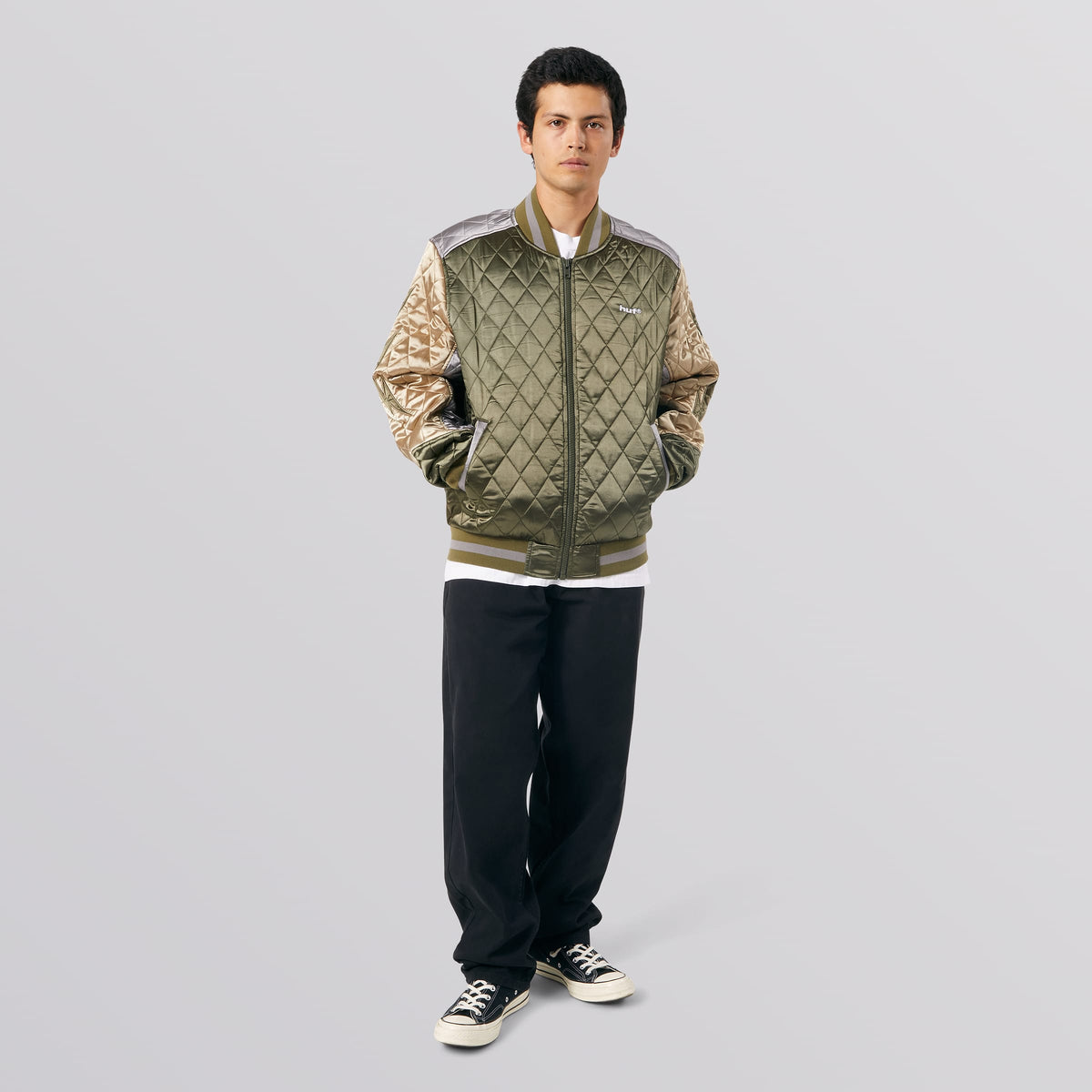RARE ZARA MEN JACQUARD BOMBER JACKET | PLANETS | KING WOLF