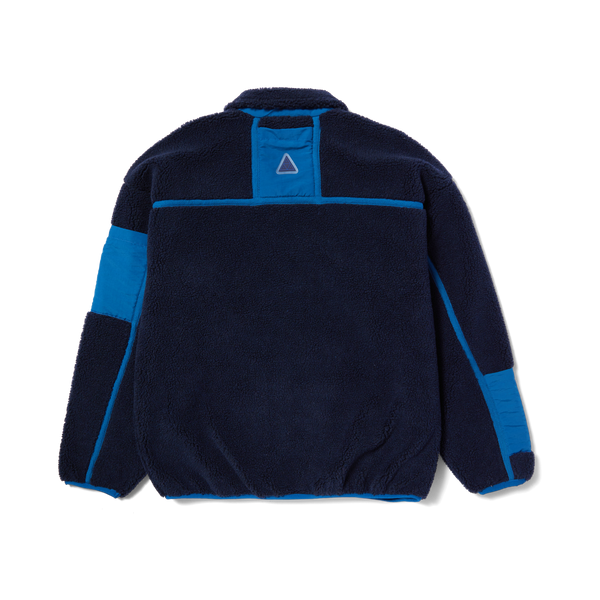 Huf Livingston Sherpa Jacket Blue Night