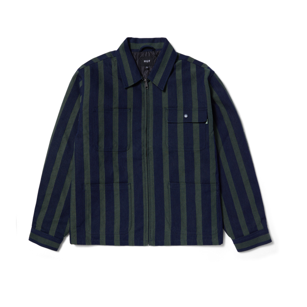 Huf Ludlow Denim Chore Jacket Avocado