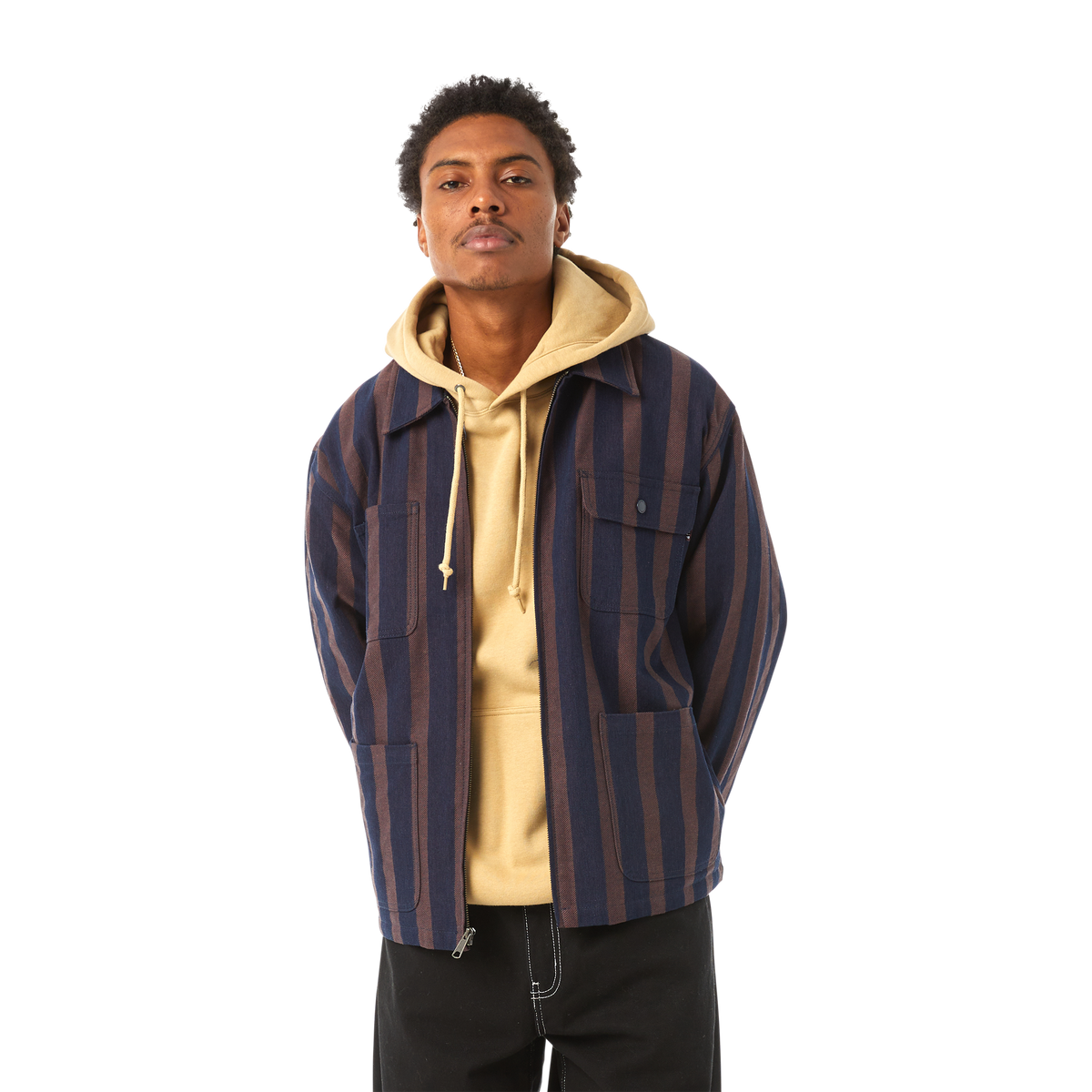 Huf Ludlow Denim Chore Jacket Bison