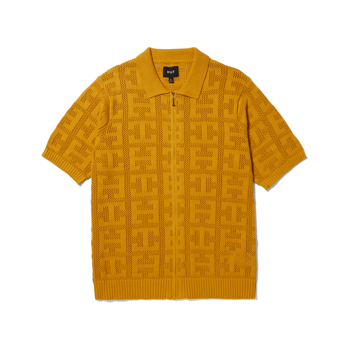 Monogram Jacquard Zip Sweater