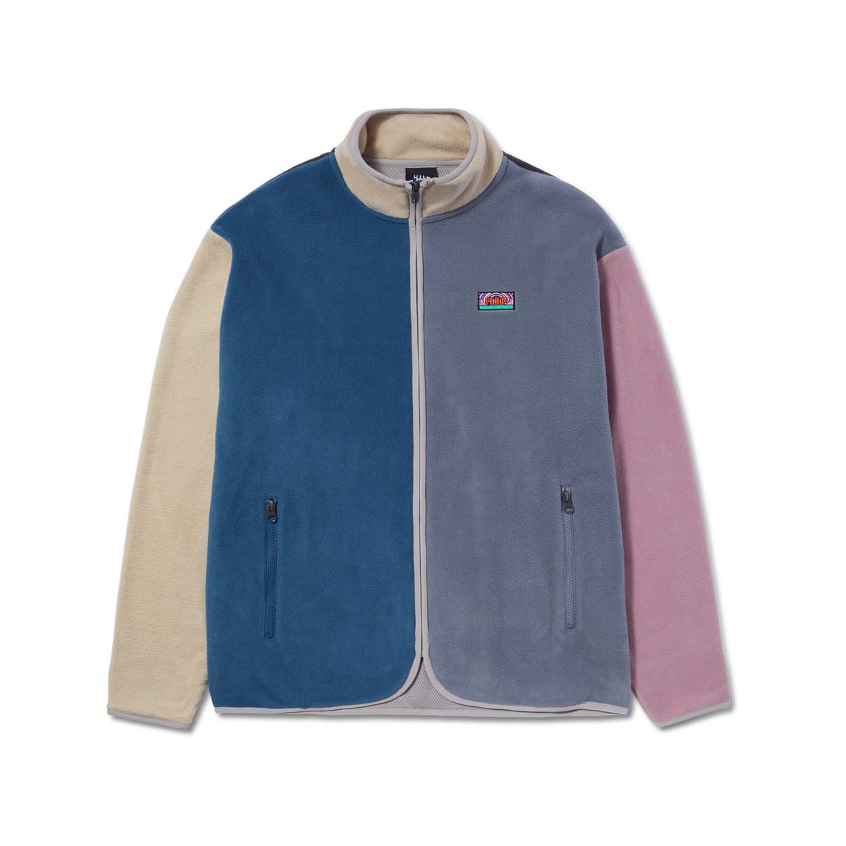 Huf New Day Color Block Tech Fleece Clay