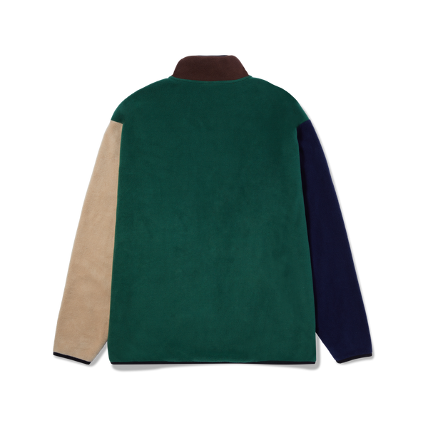Huf New Day Color Block Tech Fleece Emerald