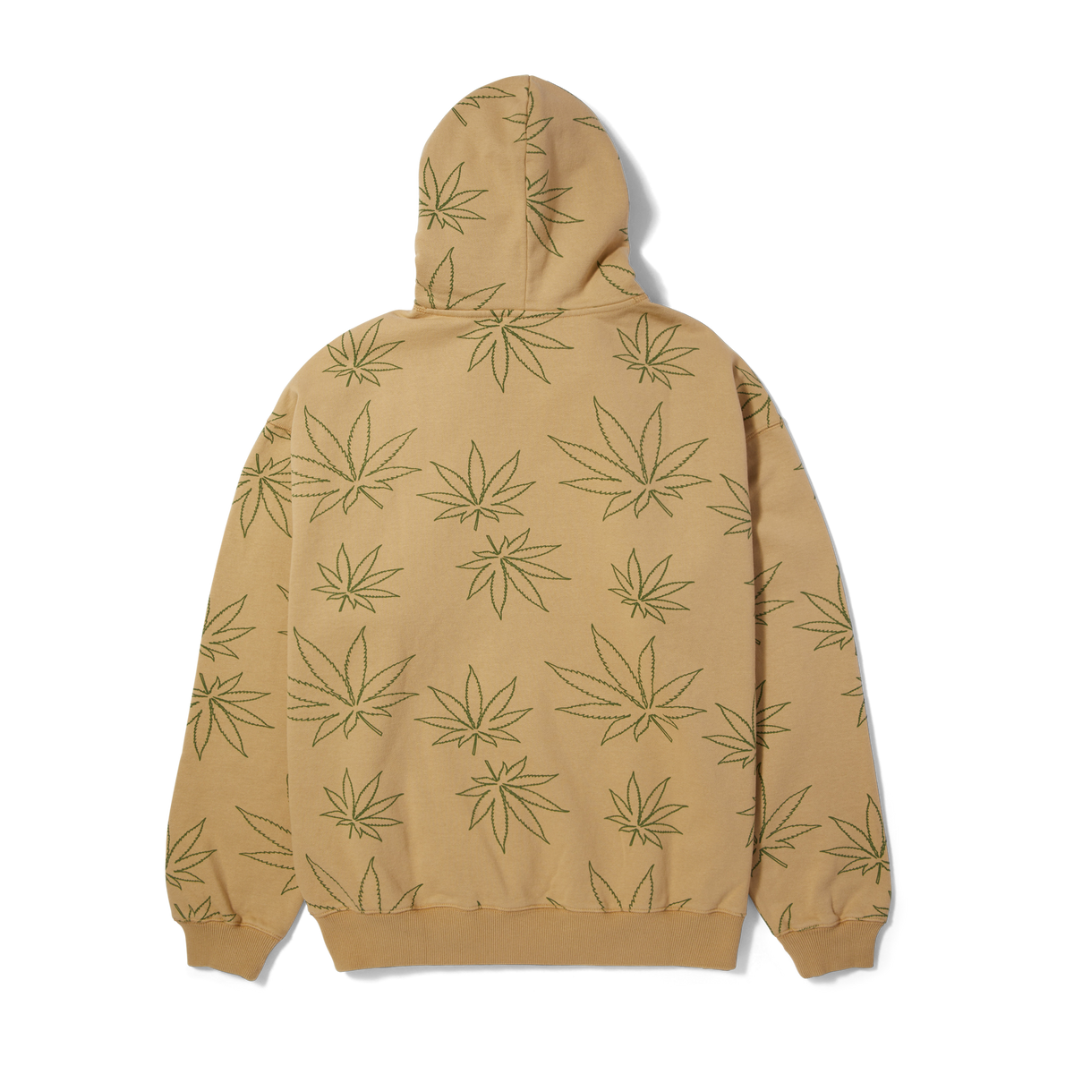 Huf Plantlife Fleece Hoodie Oatmeal