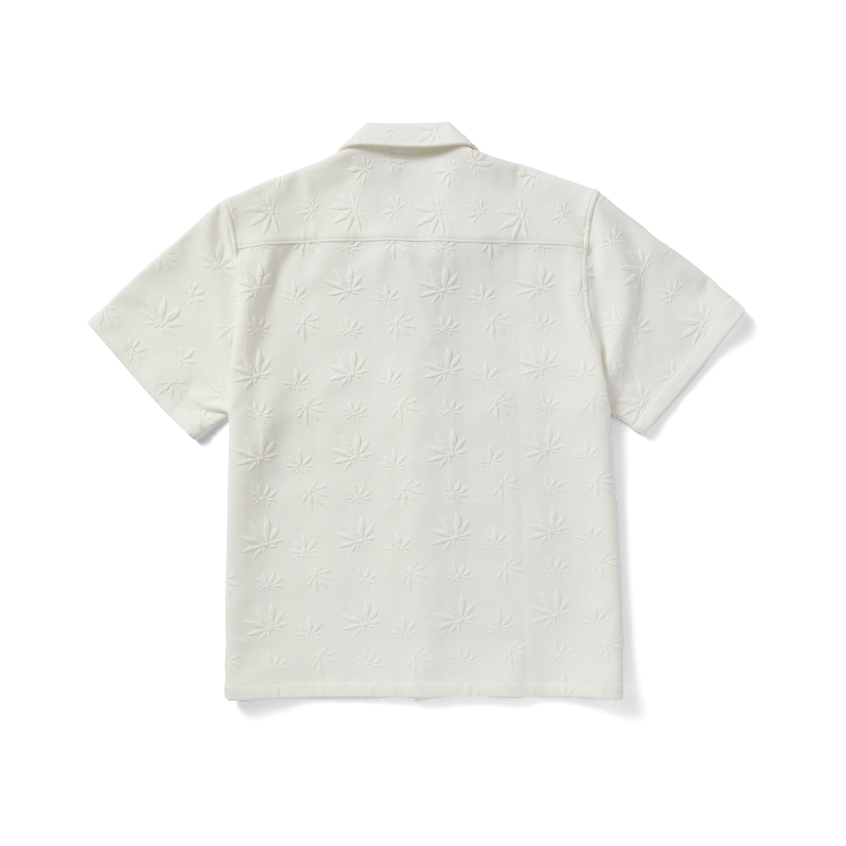 Huf Plantlife Jacquard Shirt White