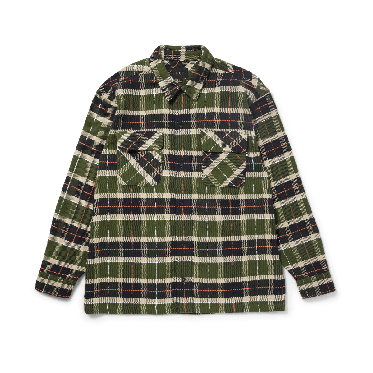 Huf Prescott Flannel Shirt Pine