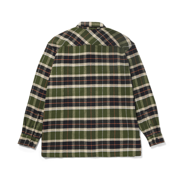 Huf Prescott Flannel Shirt Pine
