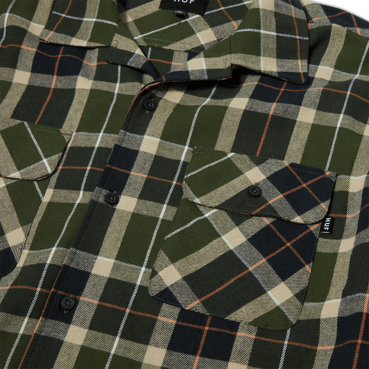 Huf Prescott Flannel Shirt Pine