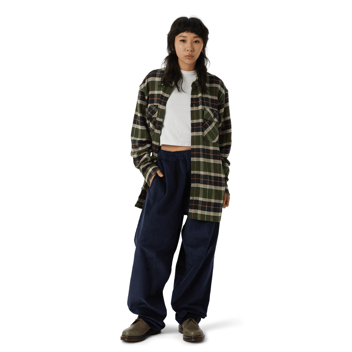 Huf Prescott Flannel Shirt Pine