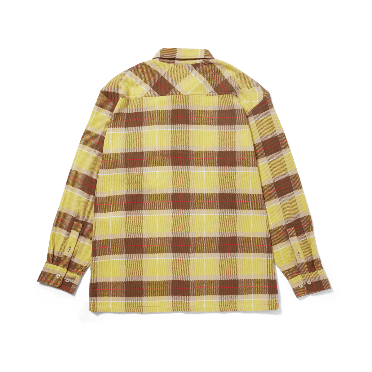 Huf Prescott Flannel Shirt Yellow
