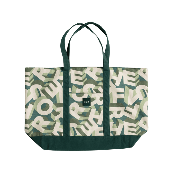 Huf Printed Tote Bag Sage