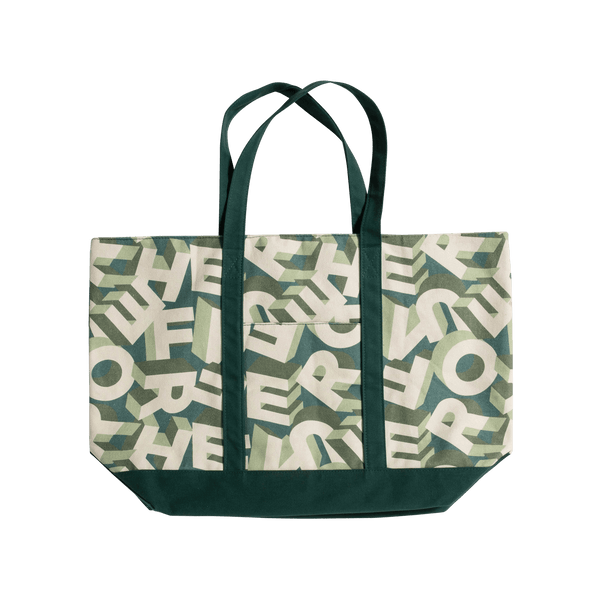 Huf Printed Tote Bag Sage