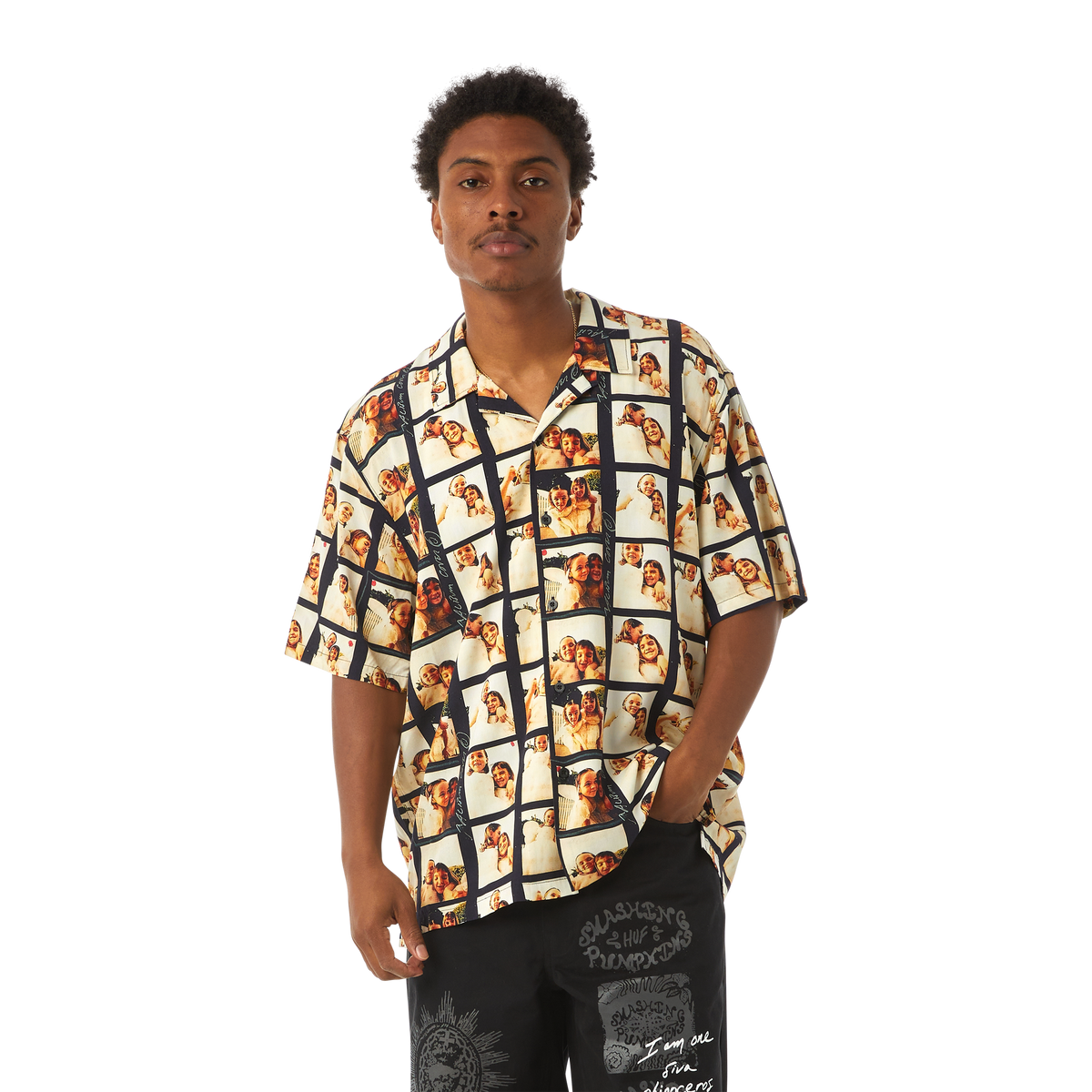 HUF x Smashing Pumpkins Purr Snickety Resort Shirt – HUF