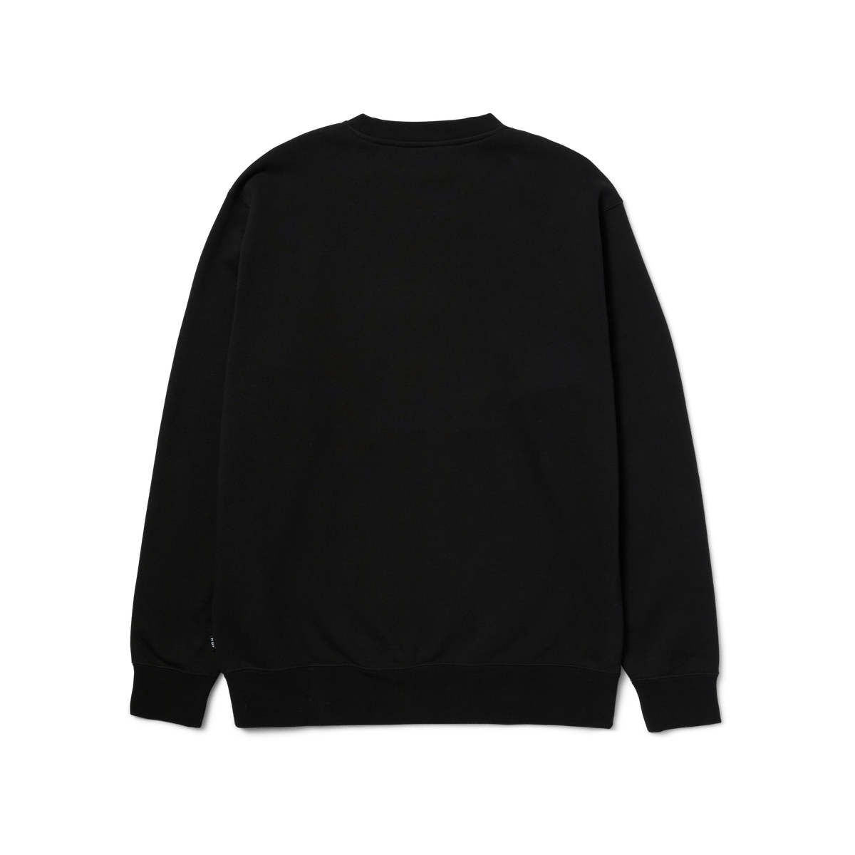 Black hoodless sweater clearance