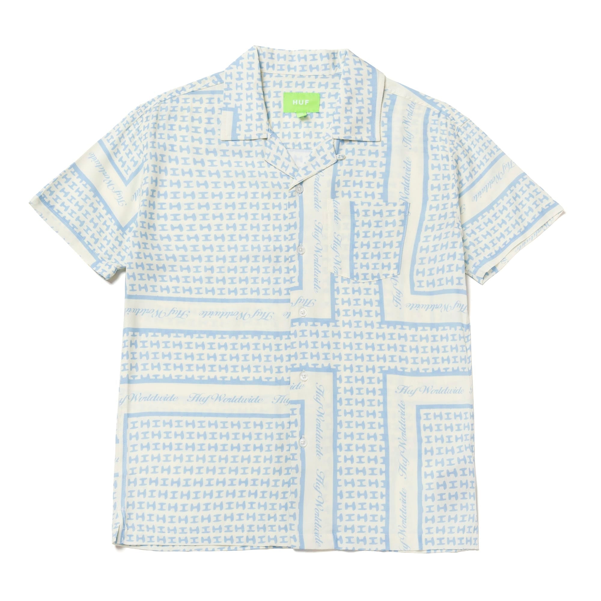 Huf  SCARF S/S RESORT TOPシャツ Huf Scarf Resort Woven Top – HUF WORLDWIDE UK