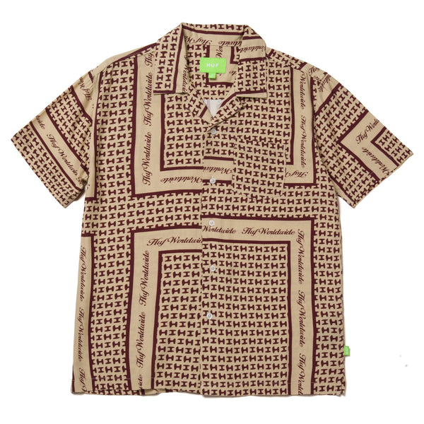 Huf Scarf Resort Woven Top – HUF WORLDWIDE UK