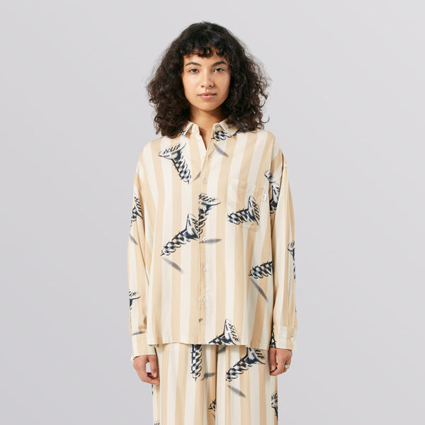 Huf Screw It Woven Long Sleeve Top