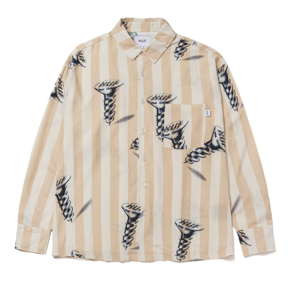 Huf Screw It Woven Long Sleeve Top