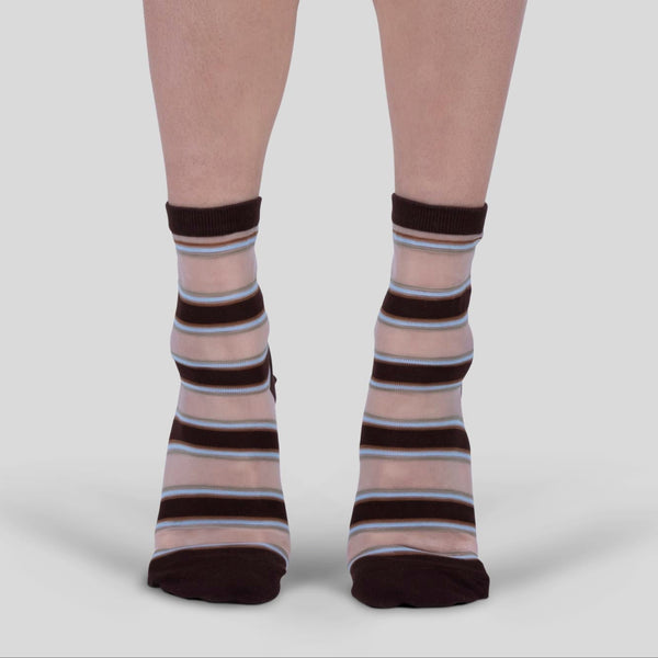 Huf Sheer Multi Stripe 1/4 Sock